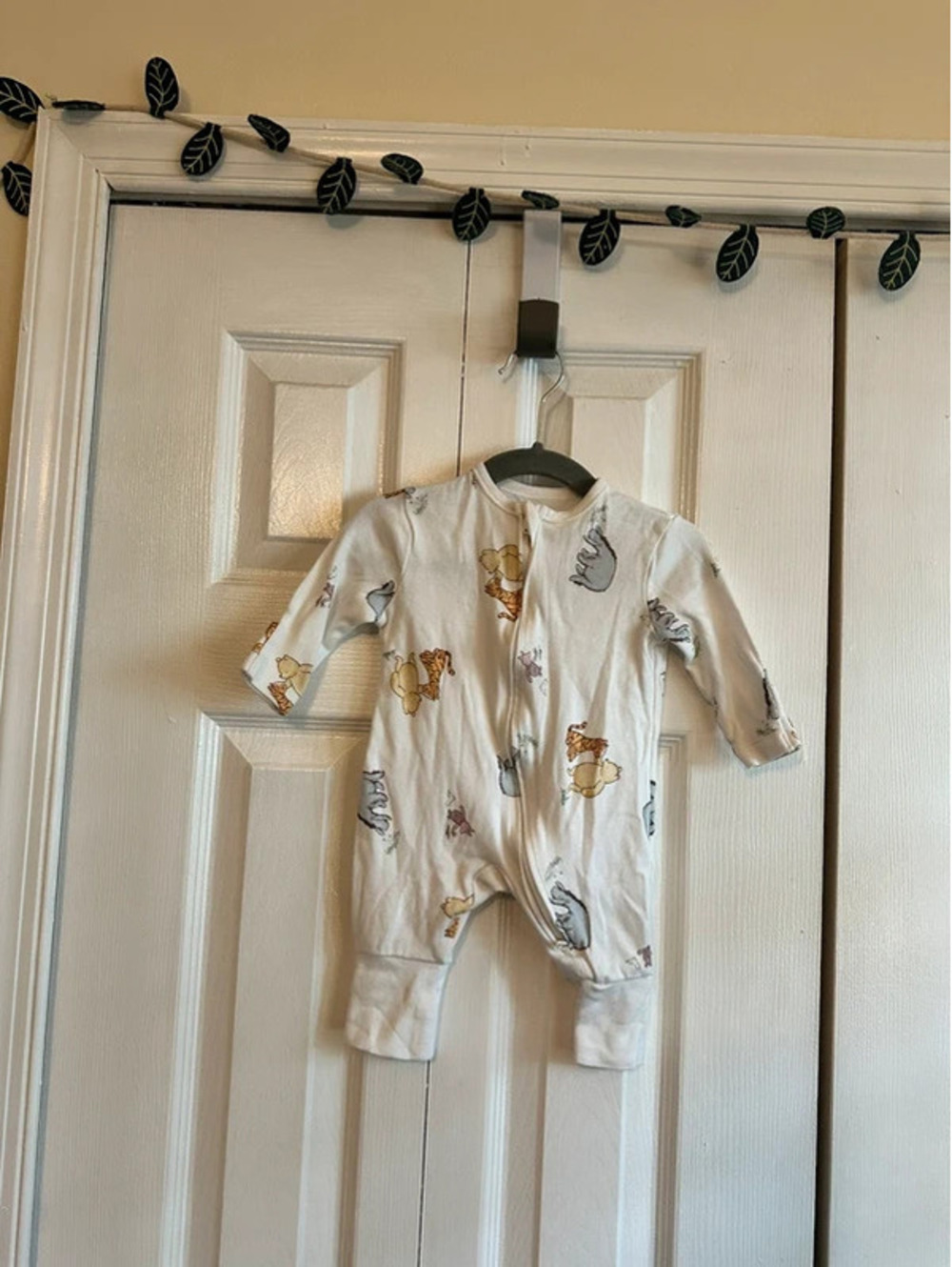 Classic Pooh pajamas, size 0-3 months